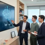 Orthodontic mentor guiding young dentist during clinical session