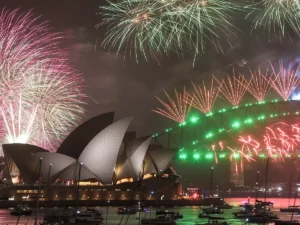 Orthodontic team wishing patients a happy holiday season