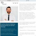 Orthodontist presenting on Carriere Motion 3D Appliance